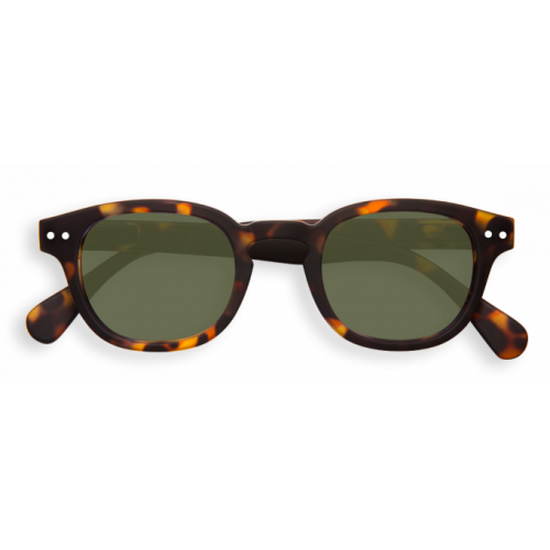 #C Sun Tortoise Green Lenses