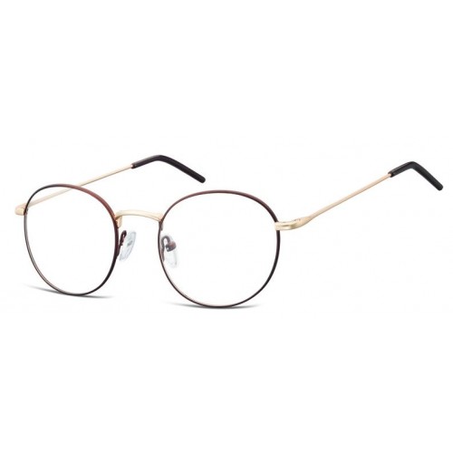  938B  DARK BROWN - GOLD